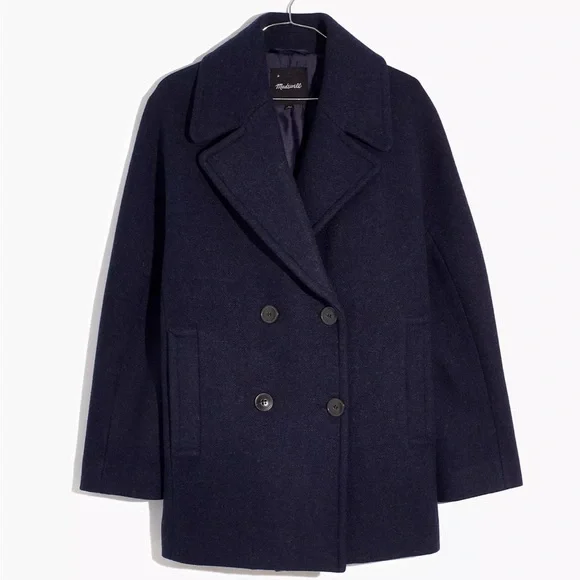 Madewell Carville Oversized Peacoat in Insuluxe Fabric - Picture 5 of 5